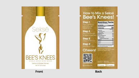 Sekse Bee's Knees Single Reserve Serve Wine Mixer